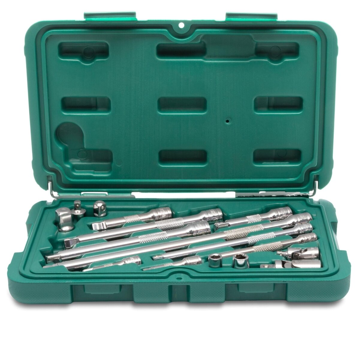 1/4''+3/8'' Adapterių ir priedų rinkinys 16vnt. 1/4''+3/8'' Adapterių ir priedų rinkinys 16vnt.