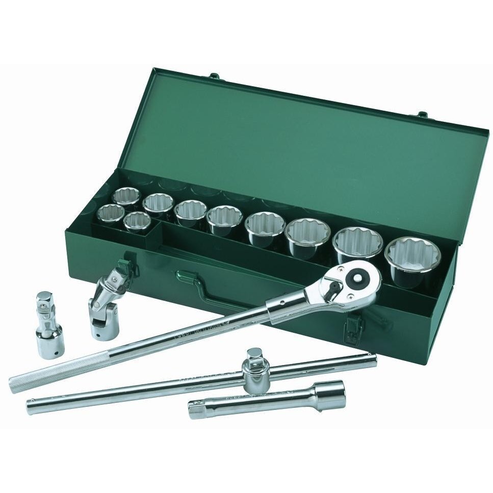3/4" Galvučių rinkinys 15vnt. 3/4" Galvučių rinkinys 15vnt.