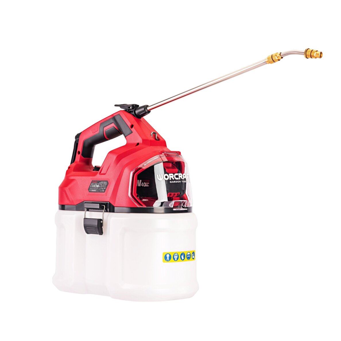 Akum. slėginis purkštuvas WORCRAFT 8l 20V LI-ION (Be akumuliatoriaus ir įkroviklio) 1 Akum. slėginis purkštuvas WORCRAFT 8l 20V LI-ION (Be akumuliatoriaus ir įkroviklio) 1