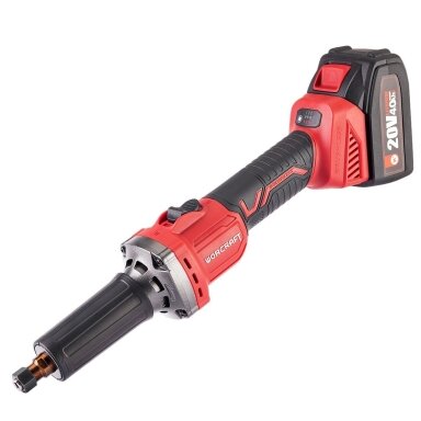 Akumuliatorinis mini tiesinis šlifuoklis 6mm 20V LI-ION Akumuliatorinis mini tiesinis šlifuoklis 6mm 20V LI-ION