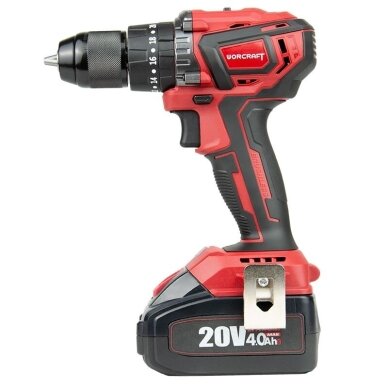 Akumuliatorinio suktuvo-gręžtuvo ir kampinio šlifuoklio rinkinys 20V LI-ION (XCUBE dėžė) 4 Akumuliatorinio suktuvo-gręžtuvo ir kampinio šlifuoklio rinkinys 20V LI-ION (XCUBE dėžė) 4