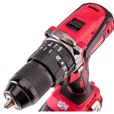 Akumuliatorinio suktuvo-gręžtuvo ir smūginio suktuvo rinkinys 20V LI-ION (XCUBE dėžė) 5