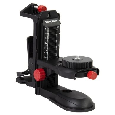 Akumuliatorinis kryžminių linijų nivelyro 3x3D rinkinys (žalias lazeris) 20V 2.0Ah LI-ION (XCUBE dėžė) 5