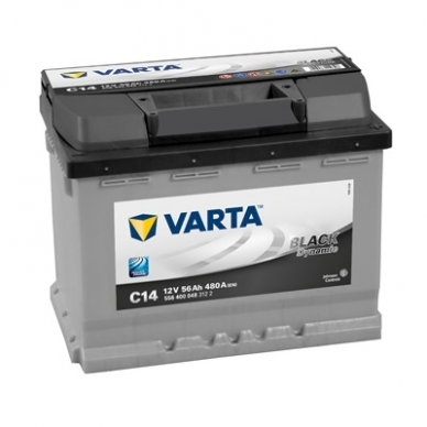 Akumuliatorius VARTA C14 56Ah 480A Akumuliatorius VARTA C14 56Ah 480A