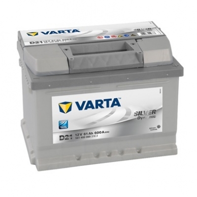 Akumuliatorius VARTA D21 61Ah 600A Akumuliatorius VARTA D21 61Ah 600A