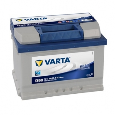 Akumuliatorius VARTA D59 60Ah 540A Akumuliatorius VARTA D59 60Ah 540A