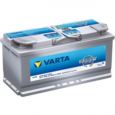 Akumuliatorius VARTA H15 105Ah 950A Start-Stop Plus AGM