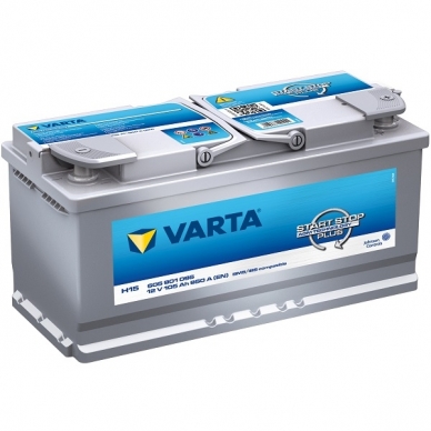 Akumuliatorius VARTA H15 105Ah 950A Start-Stop Plus AGM Akumuliatorius VARTA H15 105Ah 950A Start-Stop Plus AGM