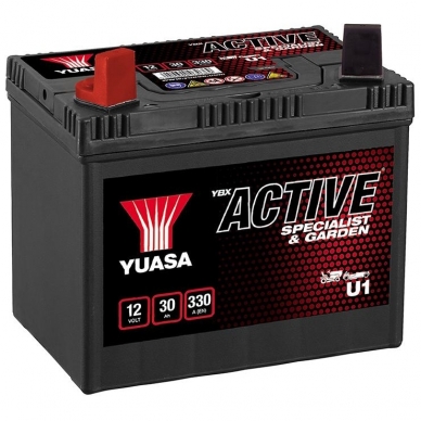 Akumuliatorius YUASA GARDEN 12V 30Ah 330A U1 Akumuliatorius YUASA GARDEN 12V 30Ah 330A U1
