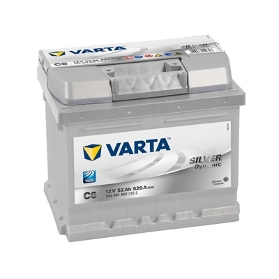 Akumuliatorius VARTA C6 52Ah 520A