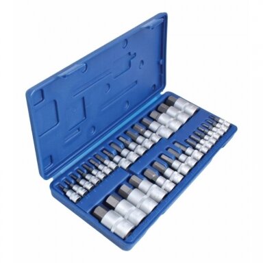 Antgalių galvučių Hex 1/4" 3/8" 1/2" rinkinys 32 dalių Antgalių galvučių Hex 1/4" 3/8" 1/2" rinkinys 32 dalių