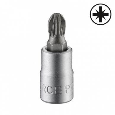 Antgalis-galvutė Pozidriv PZ1 1/4" Antgalis-galvutė Pozidriv PZ1 1/4"