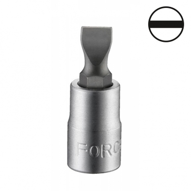 Antgalis-galvutė Slotted 0.5x3mm 1/4" Antgalis-galvutė Slotted 0.5x3mm 1/4"