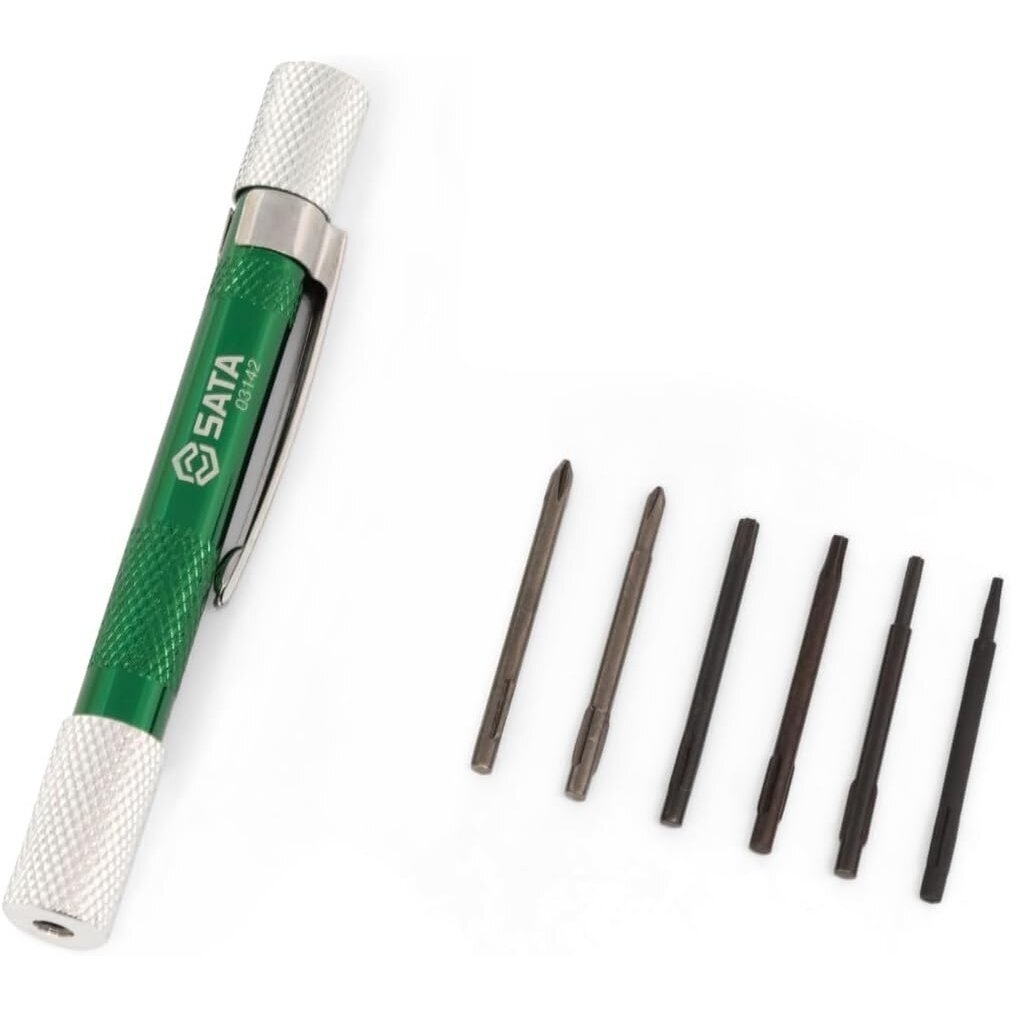 Atsuktuvas su keičiamais antgaliais mini 6vnt. (PH/torx) 1 Atsuktuvas su keičiamais antgaliais mini 6vnt. (PH/torx) 1