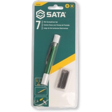 Atsuktuvas su keičiamais antgaliais mini 6vnt. (PH/torx) 4