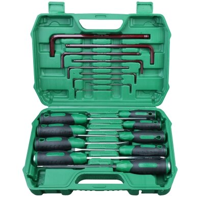 Atsuktuvų rinkinys 18vnt., (pl./PH/torx) Atsuktuvų rinkinys 18vnt., (pl./PH/torx)