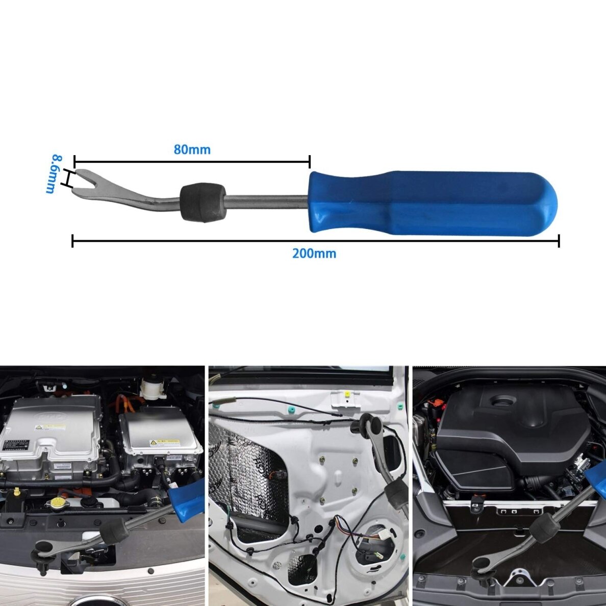 Automobilio apdailos plastikinių laikiklių rinkinys 620vnt. 5 Automobilio apdailos plastikinių laikiklių rinkinys 620vnt. 5