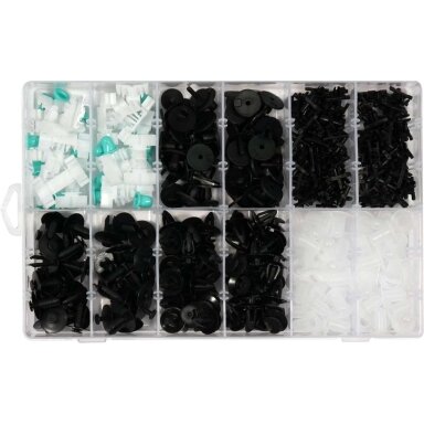 Automobilio apdailos plastikinių laikiklių rinkinys (290vnt) BMW Automobilio apdailos plastikinių laikiklių rinkinys (290vnt) BMW