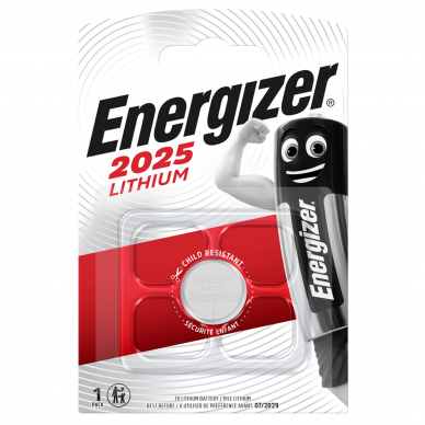 Baterija Energizer Lithium CR2025 1vnt