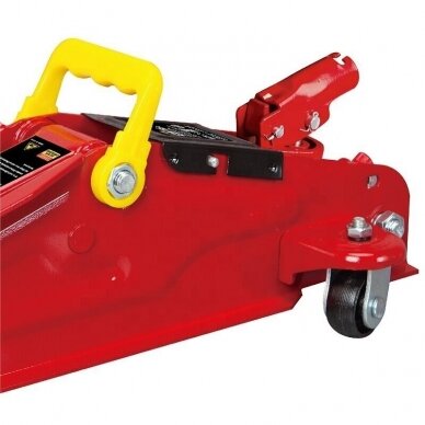Domkratas hidraulinis su ratukais 2T 130-340mm 1 Domkratas hidraulinis su ratukais 2T 130-340mm 1