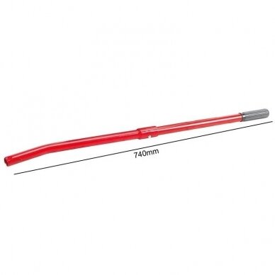 Domkratas hidraulinis su ratukais 2T 130-340mm 3