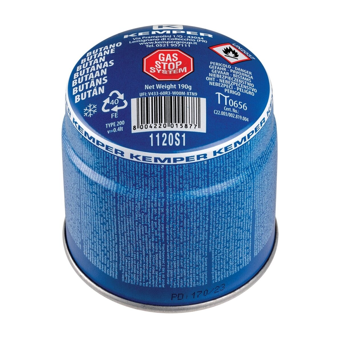 Dujos KEMPER STOP GAS 190g