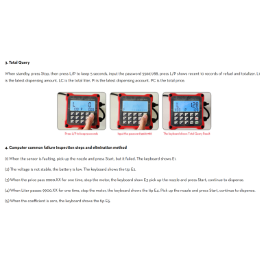 Dyzelino perdavimo siurblys 220V su skaitmeniniu skaitliuku 8