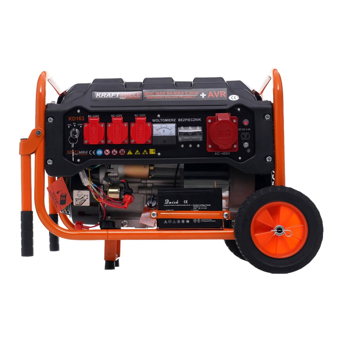 El. srovės generatorius benzininis 3500W 12V/230V/380V 1 El. srovės generatorius benzininis 3500W 12V/230V/380V 1