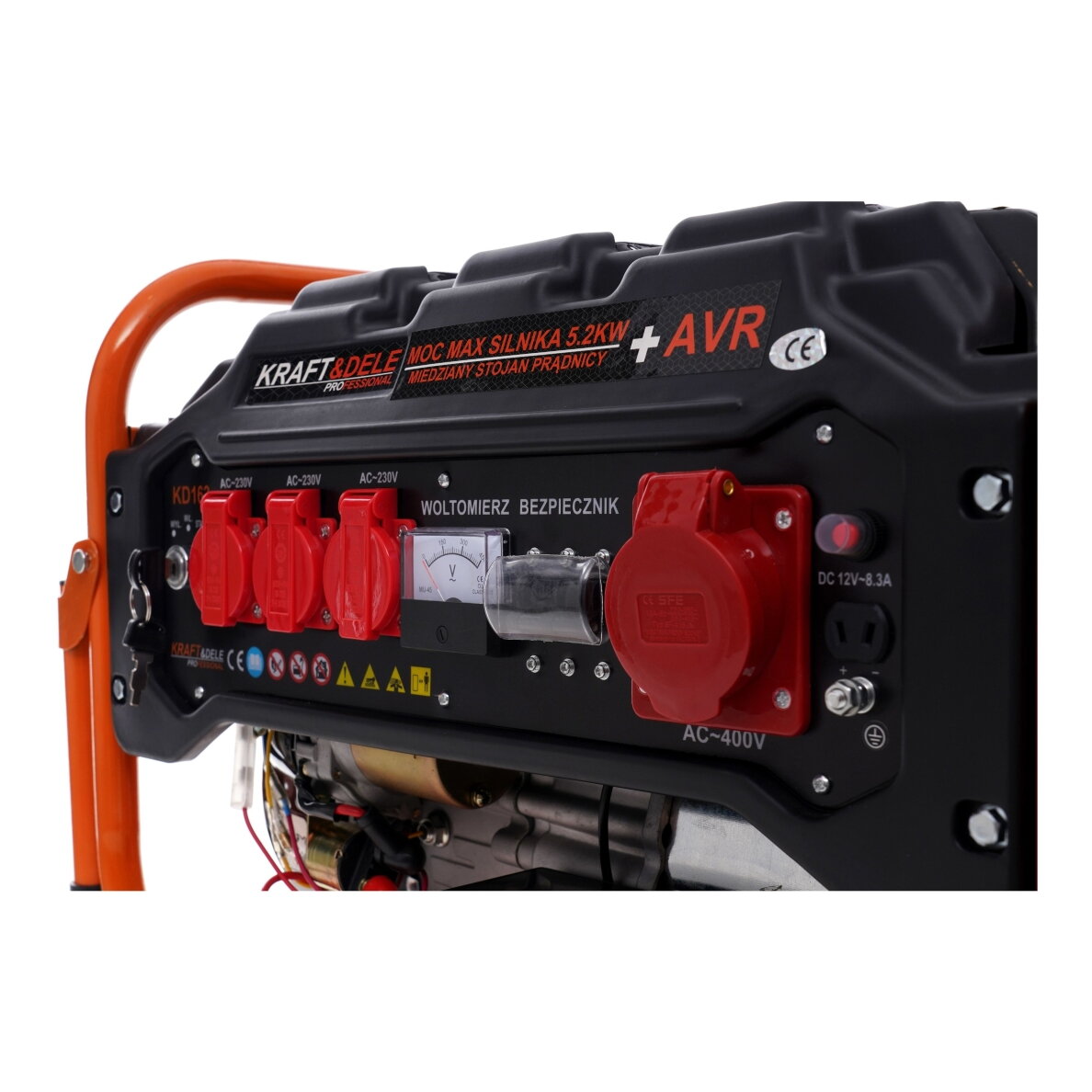 El. srovės generatorius benzininis 3500W 12V/230V/380V 9