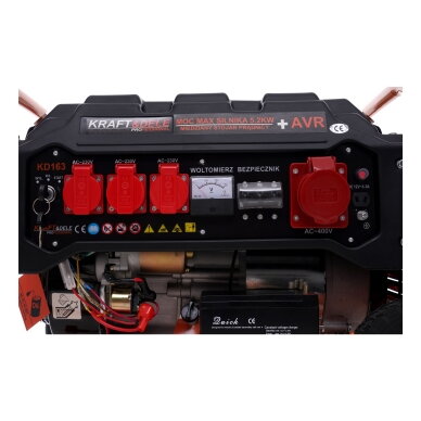 El. srovės generatorius benzininis 3500W 12V/230V/380V 8 El. srovės generatorius benzininis 3500W 12V/230V/380V 8