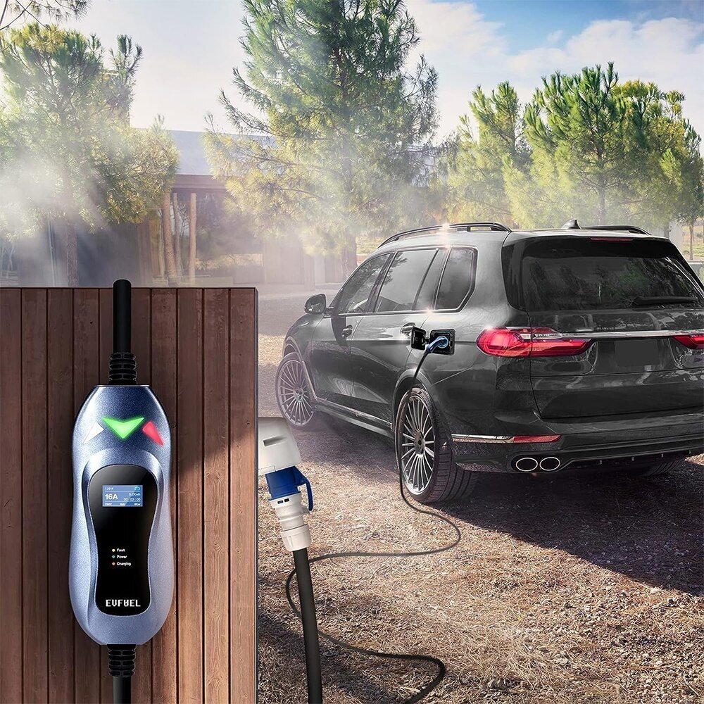 EV Įkroviklis nešiojamas 3.6kW 16A EVFUEL Type 2 7 EV Įkroviklis nešiojamas 3.6kW 16A EVFUEL Type 2 7
