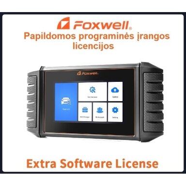 Foxwell i53 papildoma programinė įranga Foxwell i53 papildoma programinė įranga