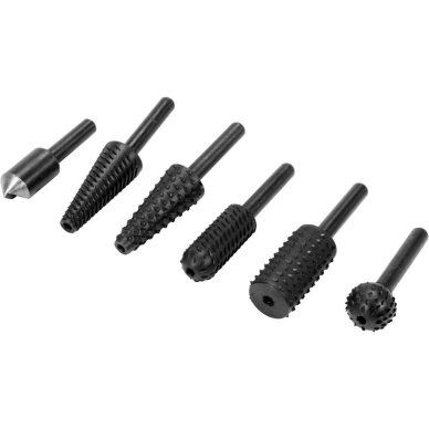 Frezų medžiui ir metalui rinkinys (6vnt) Frezų medžiui ir metalui rinkinys (6vnt)