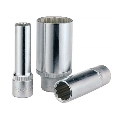 Galvutė ilga 11mm 12-kampė 1/4" Galvutė ilga 11mm 12-kampė 1/4"