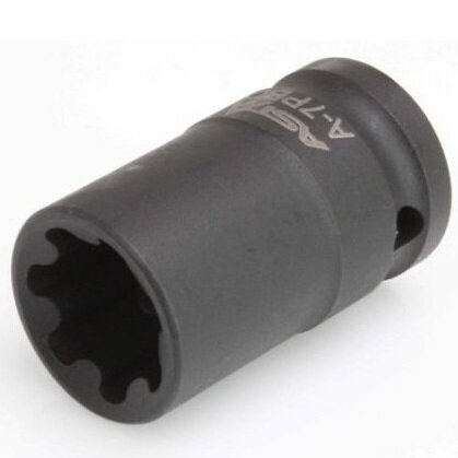 Galvutė speciali 1/2" 7-kampė 22mm stabdžių suportų remontui