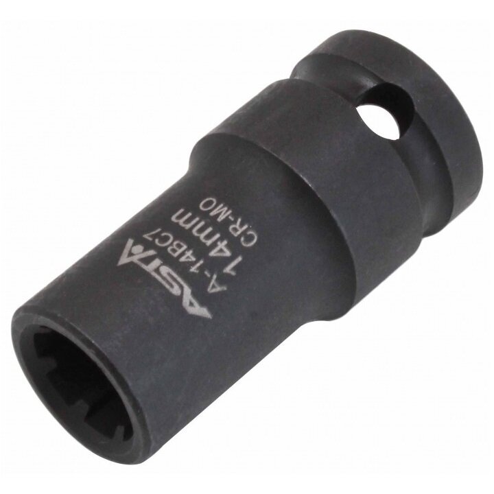 Galvutė speciali 1/2" 7-kampė 14mm stabdžių suportų remontui Galvutė speciali 1/2" 7-kampė 14mm stabdžių suportų remontui