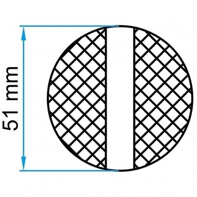 Guminis padas domkratui 51x37mm 3