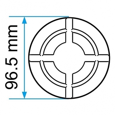 Guminis padas domkratui 96.5x23mm 2 Guminis padas domkratui 96.5x23mm 2