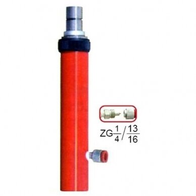 Hidraulinis stūmimo cilindras 10T 135mm Hidraulinis stūmimo cilindras 10T 135mm