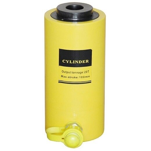 Hidraulinis cilindras su kiauryme 20T eiga 100mm