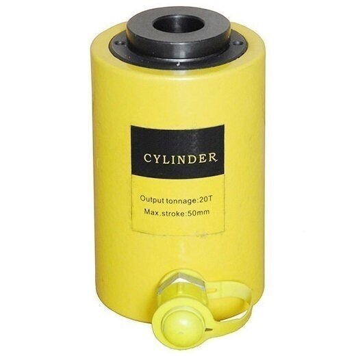 Hidraulinis cilindras su kiauryme 20T eiga 50mm Hidraulinis cilindras su kiauryme 20T eiga 50mm