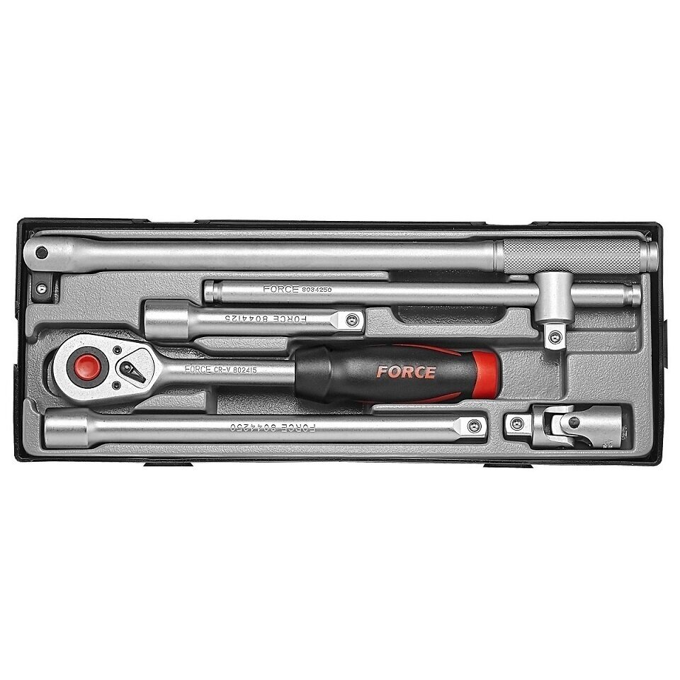 Įvairių įrankių 1/2" rinkinys 6 dalių 1 Įvairių įrankių 1/2" rinkinys 6 dalių 1