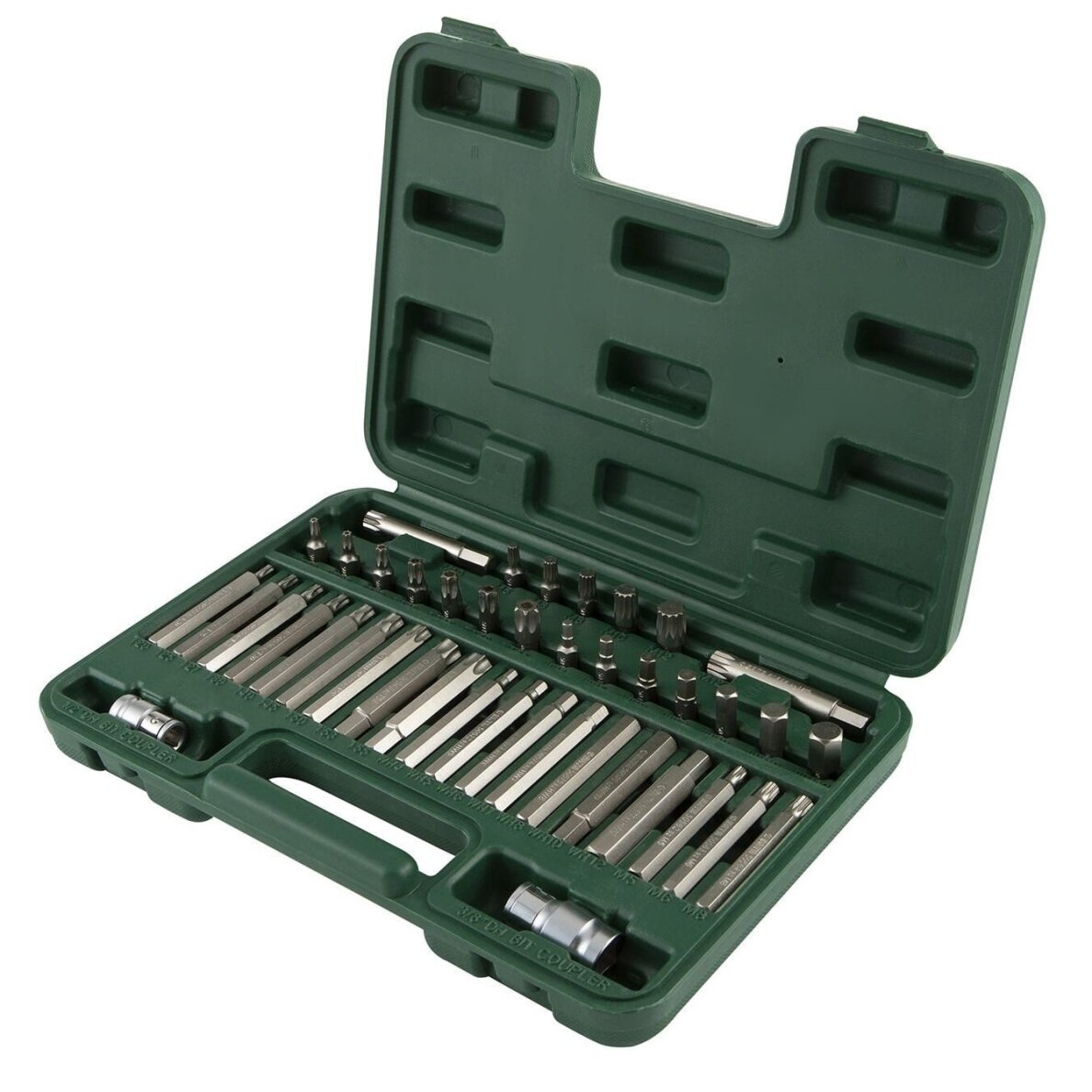 Keičiamų antgalių rinkinys (IMBUS, TORX,SPLINE) 42vnt