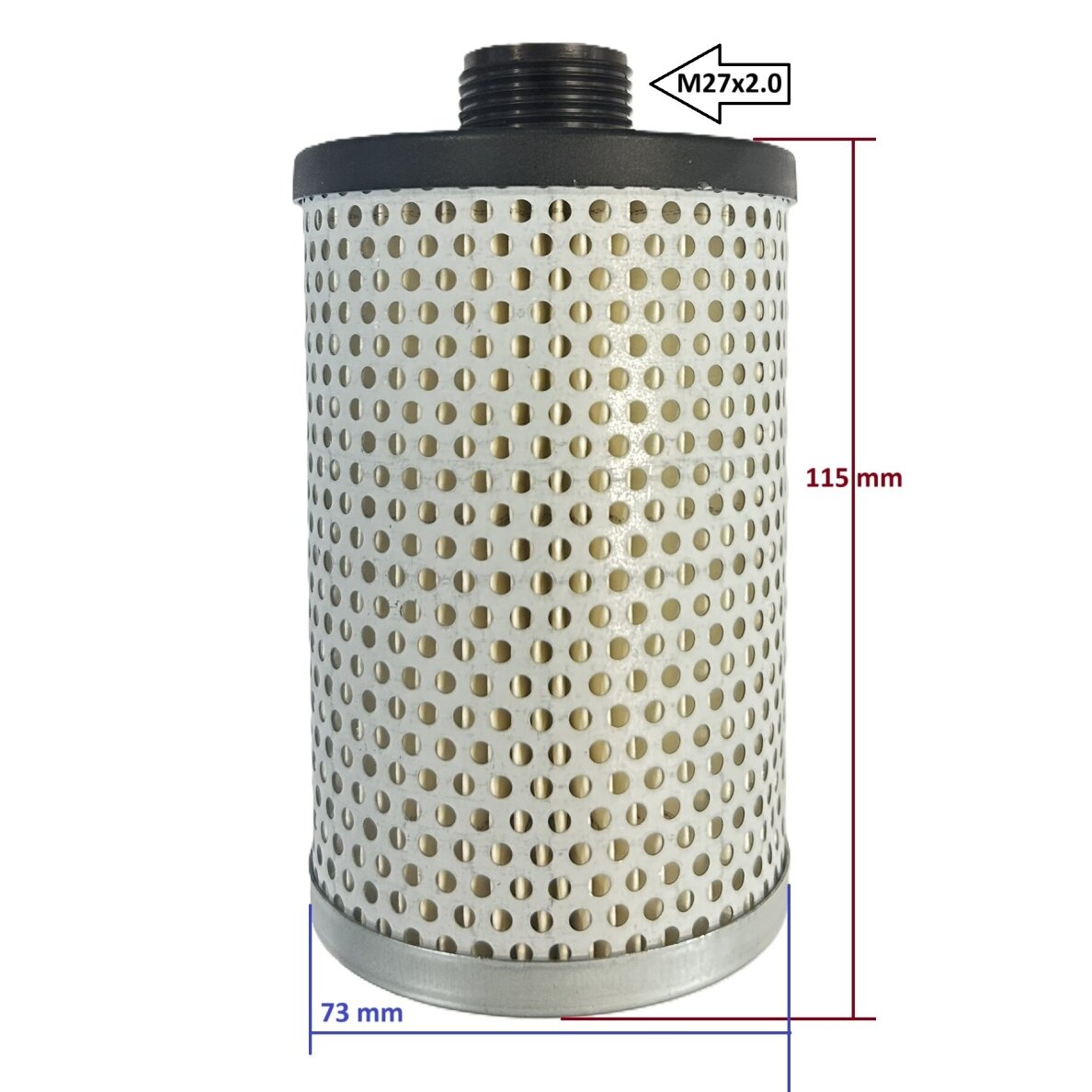 Kuro filtras su popieriniu filtru siurbliui 3
