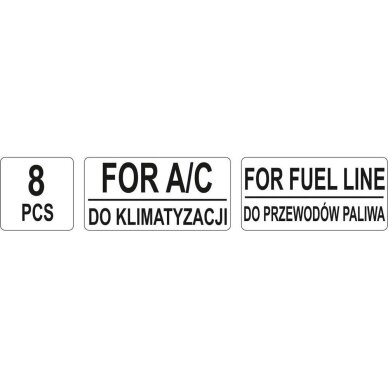Kuro/AC žarnelių atjungimo rinkinys (8vnt) 3