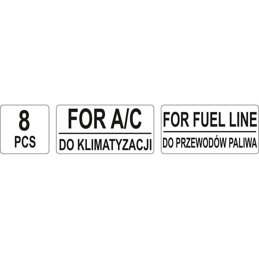 Kuro/AC žarnelių atjungimo rinkinys (8vnt) 3