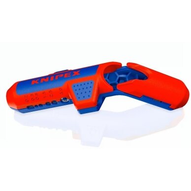 Laidų nuvalymo įrankis FV kabeliams KNIPEX ErgoStrip 1 Laidų nuvalymo įrankis FV kabeliams KNIPEX ErgoStrip 1