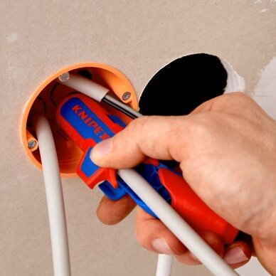 Laidų nuvalymo įrankis FV kabeliams KNIPEX ErgoStrip 6