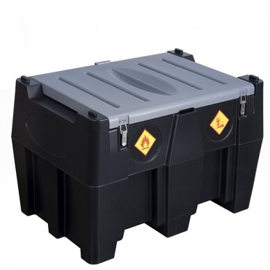 Mobili kuro talpykla 440L (plastikinė) su pompa 12V DCTP40 (automatiniu pistoletu ir filtru)
