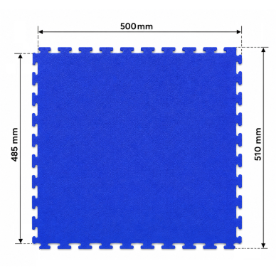 Modulinių surenkamų grindų danga PVC 500x500x7m 5